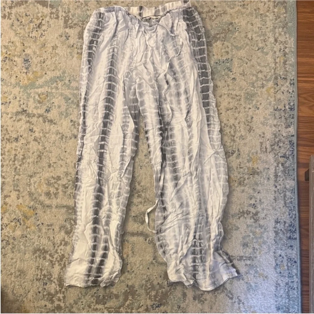 Tie-Dye Wide-Leg Pants